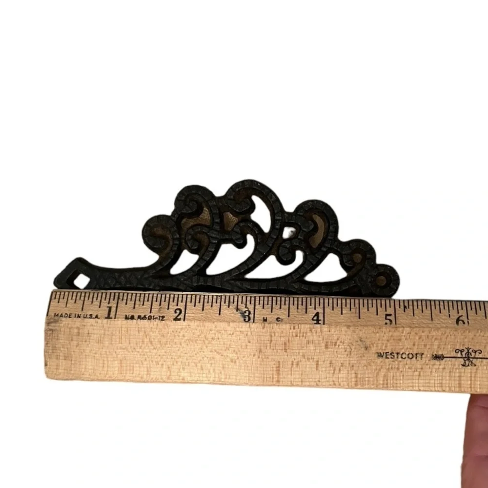 Vintage Decorative Cast Iron Footed Trivet